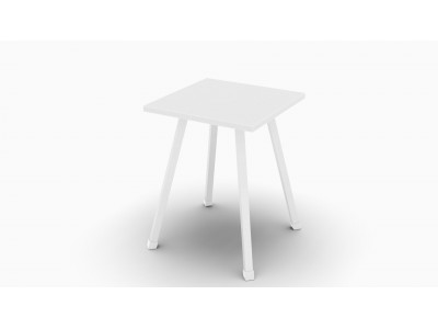 Табуретка Stool (бяло/бяло)